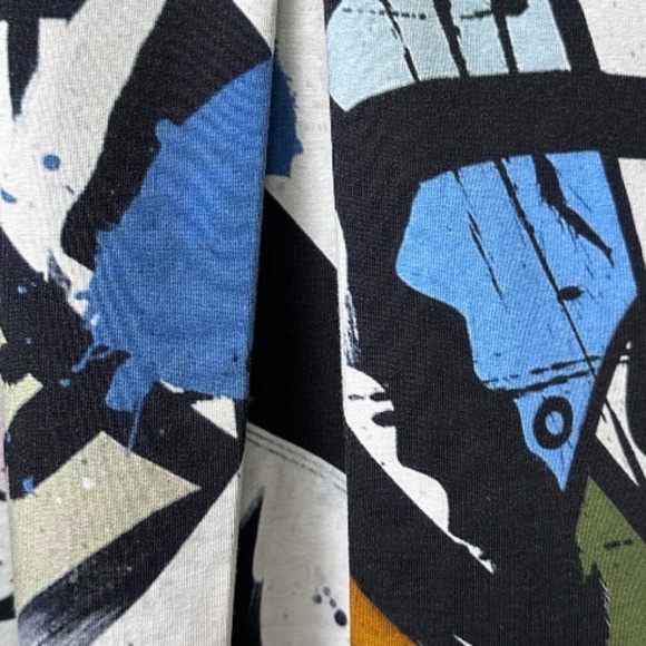 Simply Art by Dolcezza Single-Breasted Multicolor A-Line Women's L Jacket - Picture 7 of 10